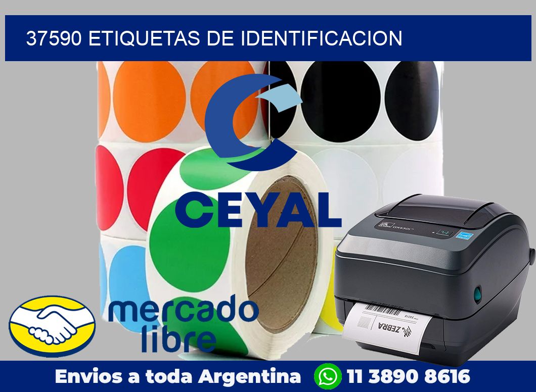 37590 Etiquetas de identificacion