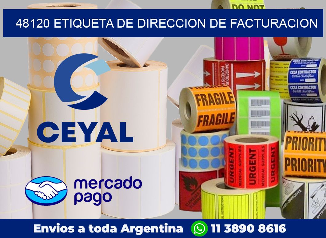 48120 Etiqueta de direccion de facturacion