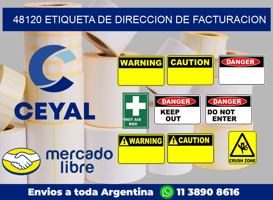 48120 Etiqueta de direccion de facturacion