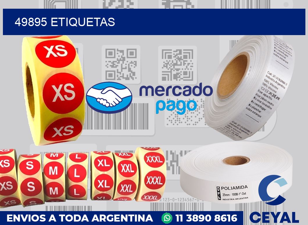49895 etiquetas
