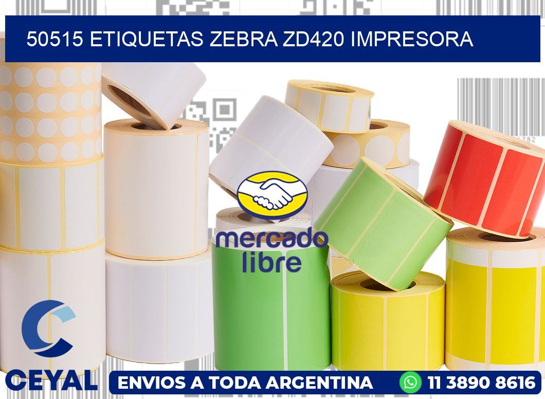 50515 etiquetas Zebra zd420 impresora