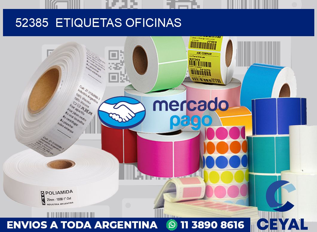 52385 Etiquetas oficinas