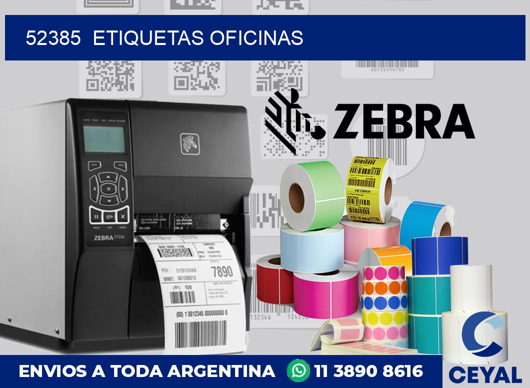 52385 Etiquetas oficinas