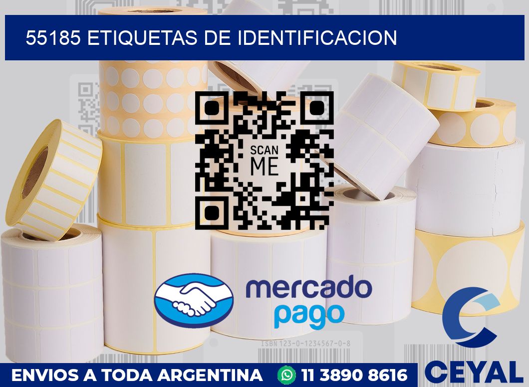 55185 Etiquetas de identificacion