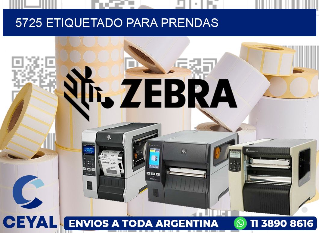 5725 Etiquetado para prendas