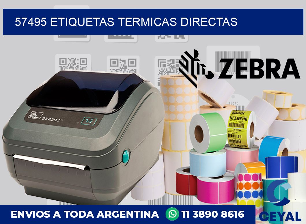 57495 Etiquetas termicas directas