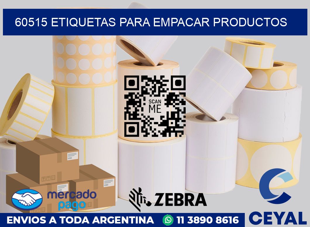60515 etiquetas para empacar productos
