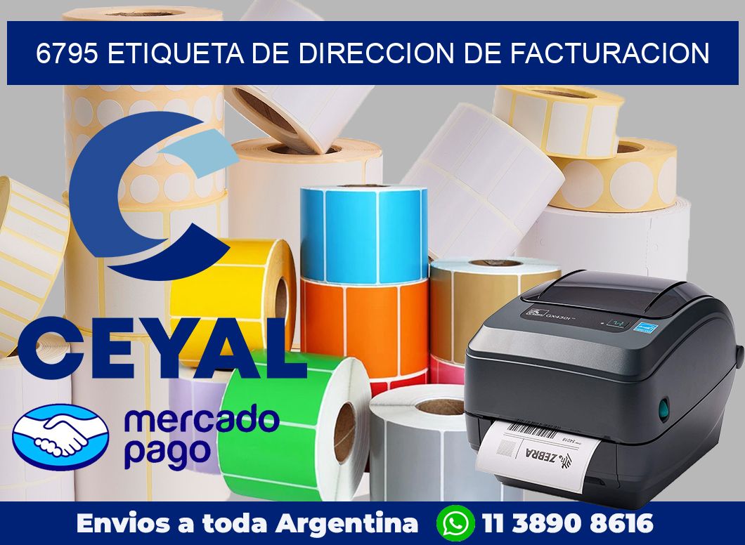 6795 Etiqueta de direccion de facturacion