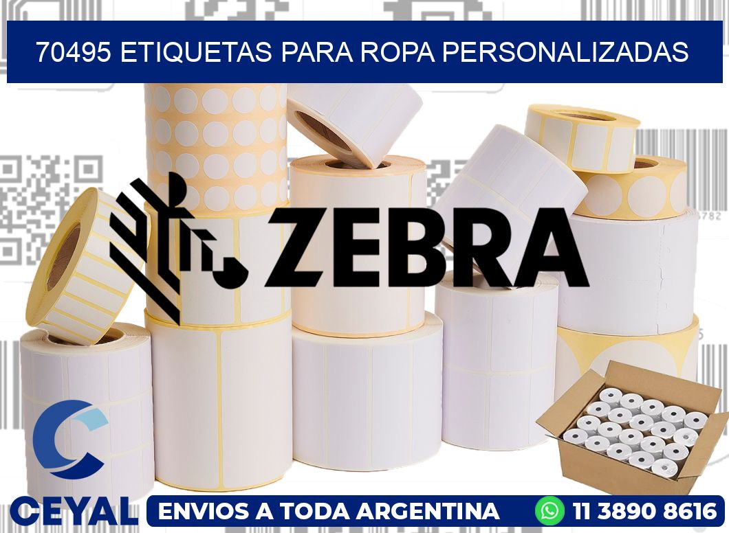 70495 Etiquetas para ropa Personalizadas