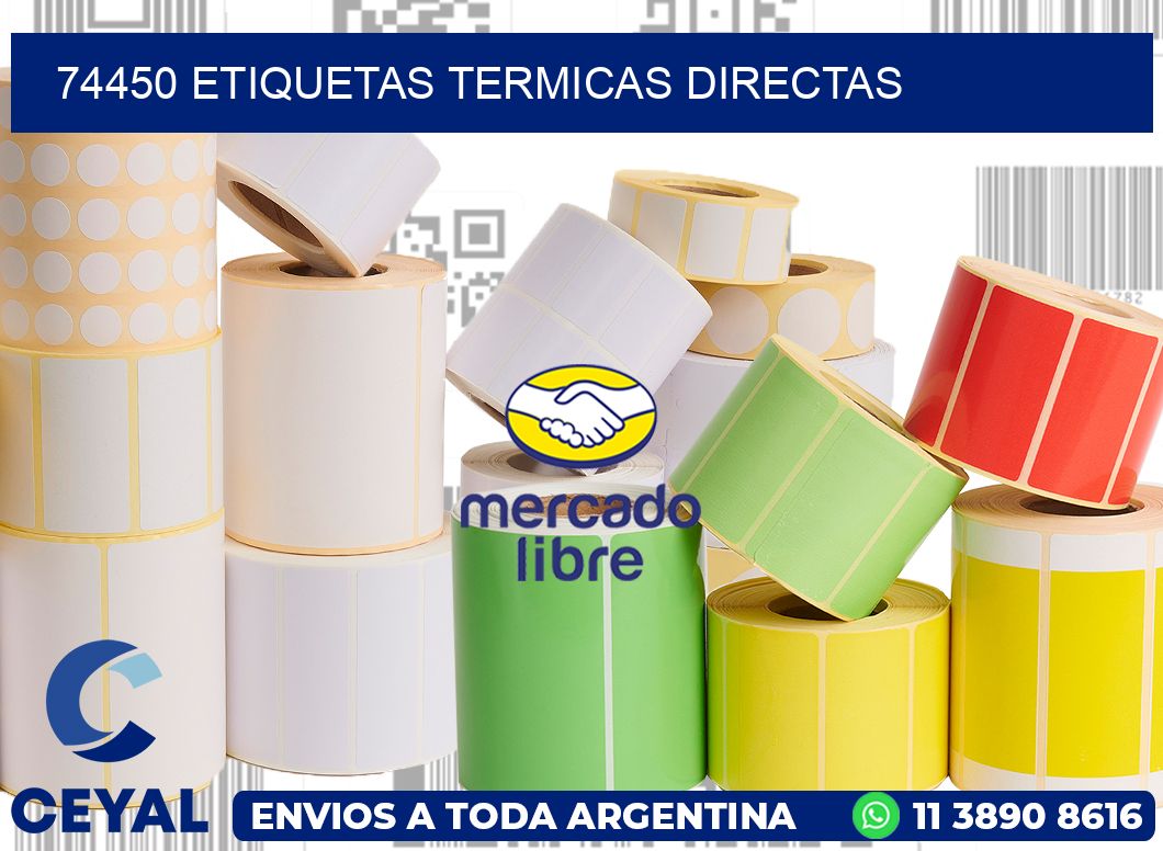 74450 Etiquetas termicas directas