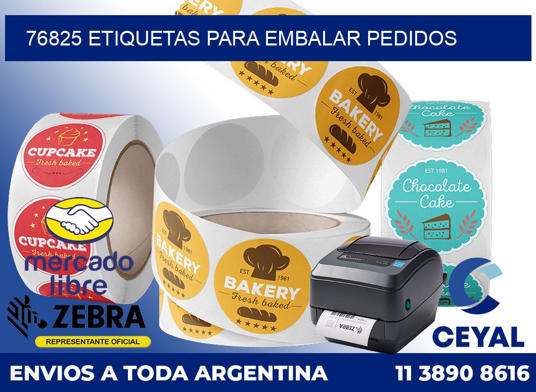 76825 Etiquetas para embalar pedidos