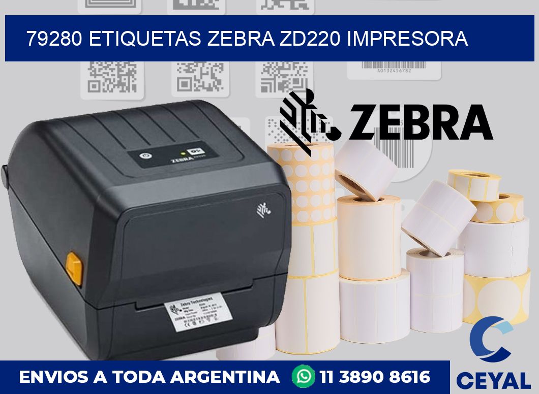 79280 etiquetas Zebra zd220 impresora
