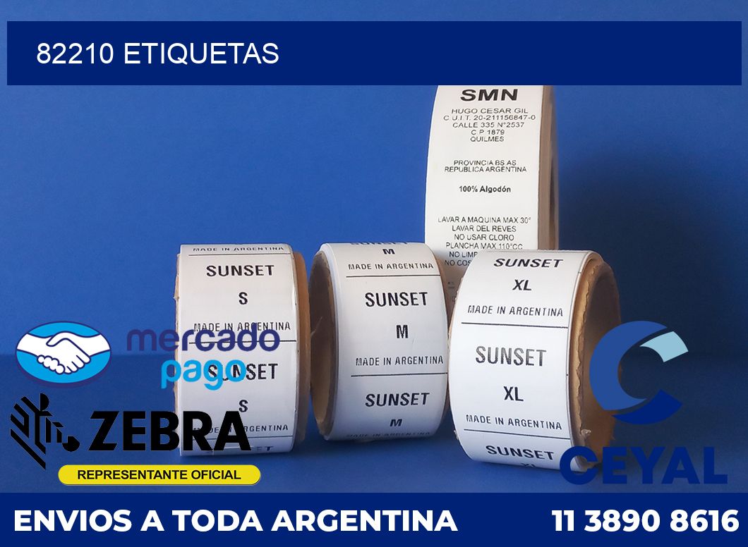 82210 etiquetas