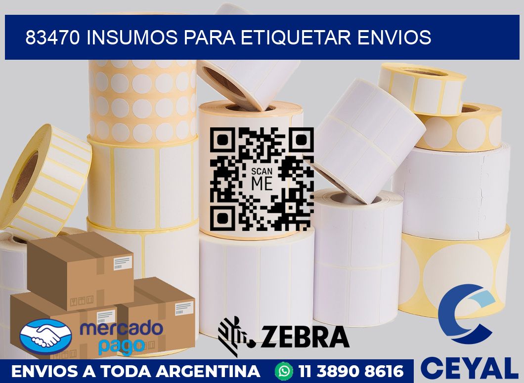 83470 insumos para etiquetar envios