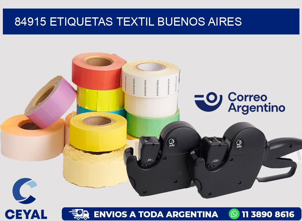 84915 etiquetas textil buenos aires
