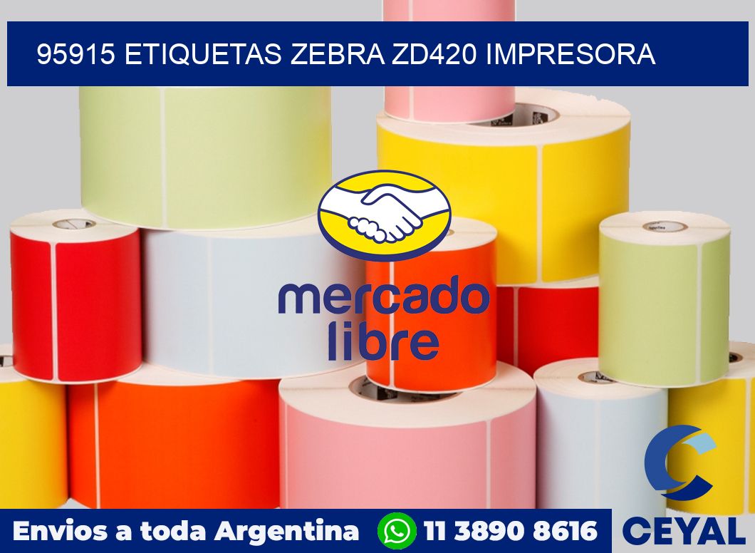 95915 etiquetas Zebra zd420 impresora