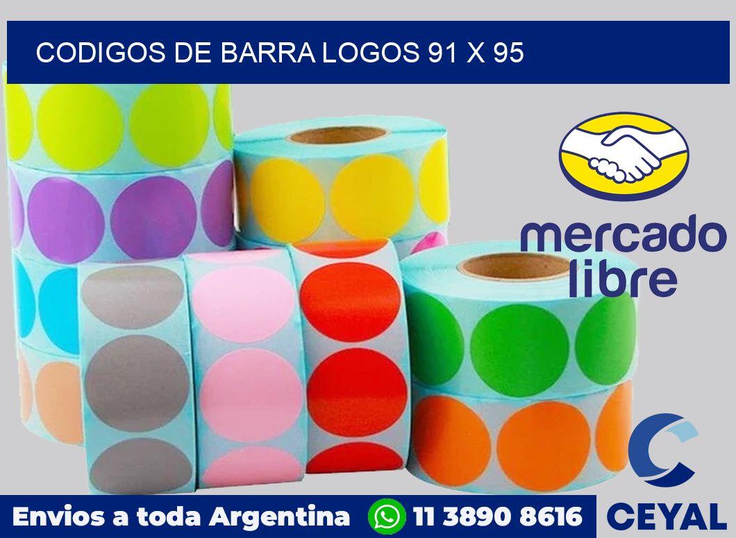 Codigos de barra logos 91 x 95