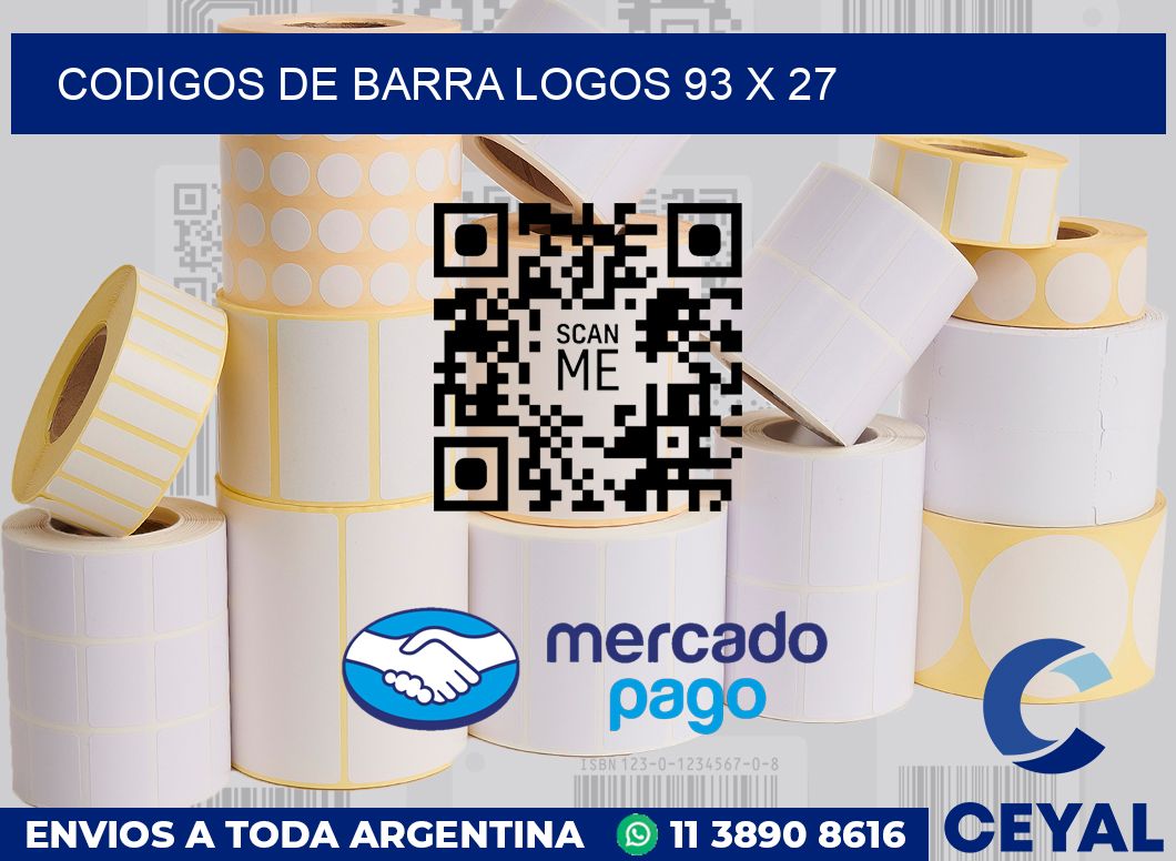 Codigos de barra logos 93 x 27