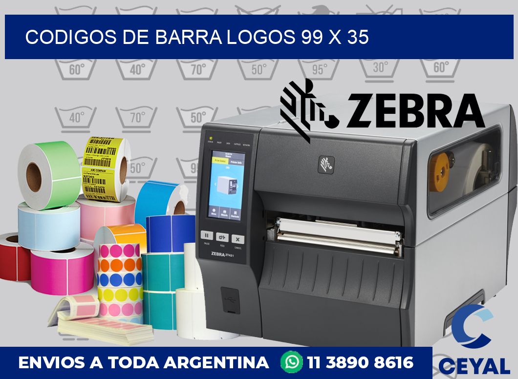 Codigos de barra logos 99 x 35