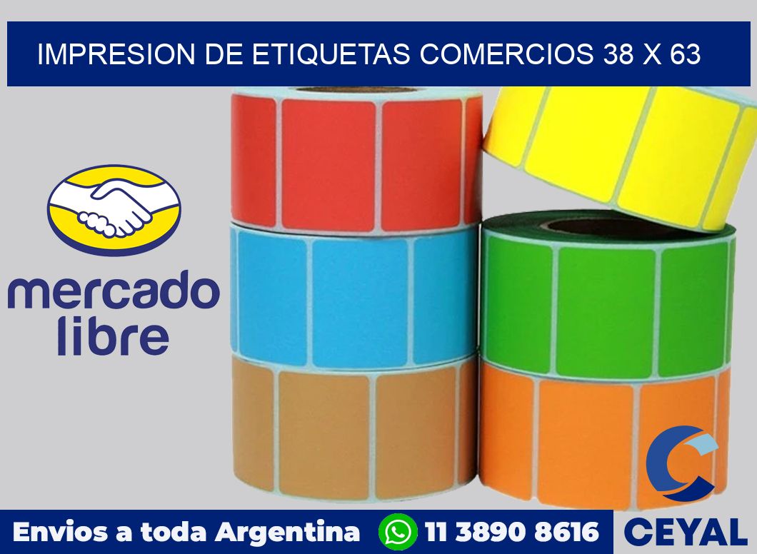 Impresion de etiquetas comercios 38 x 63