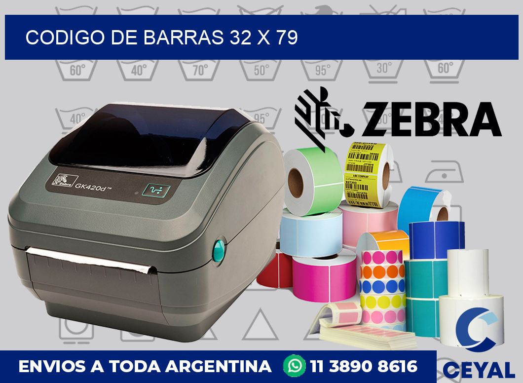 codigo de barras 32 x 79