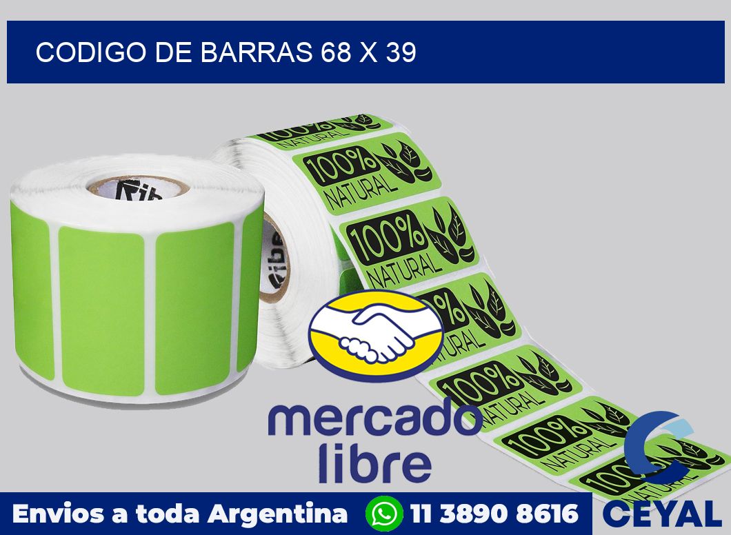 codigo de barras 68 x 39