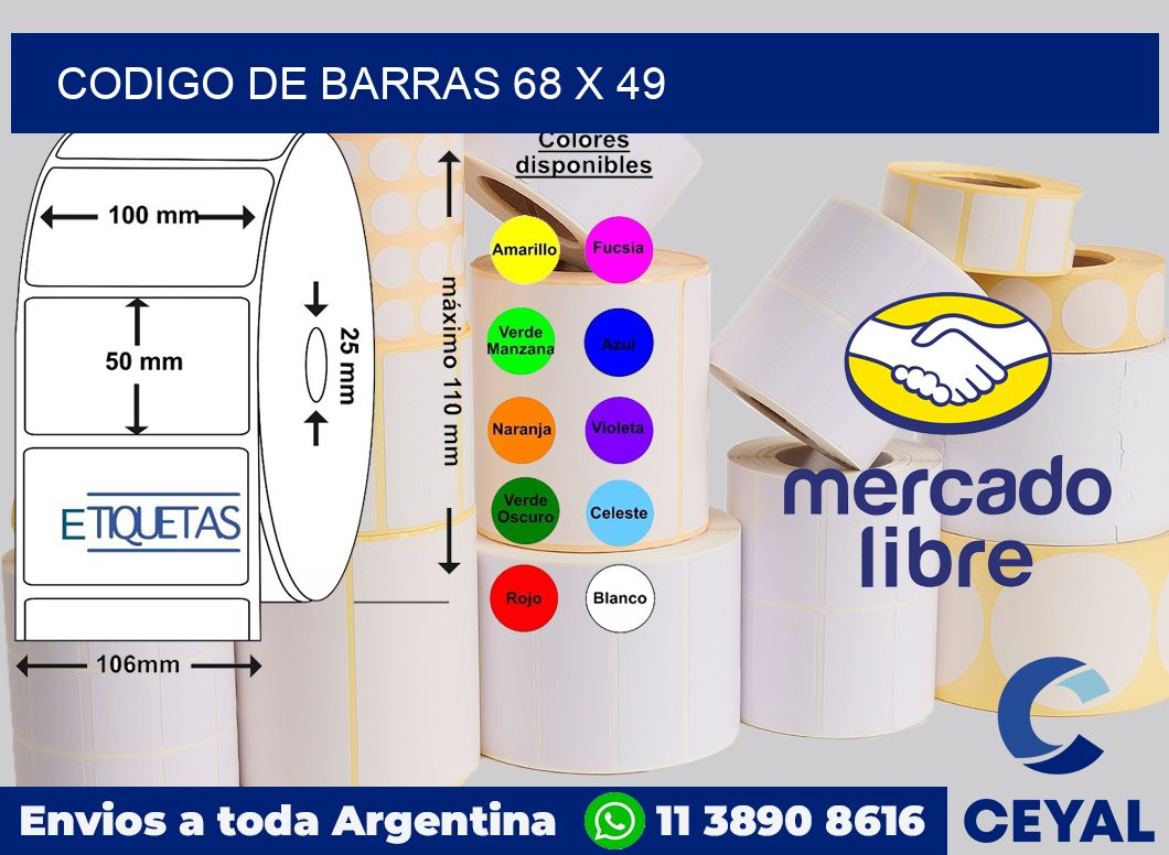 codigo de barras 68 x 49