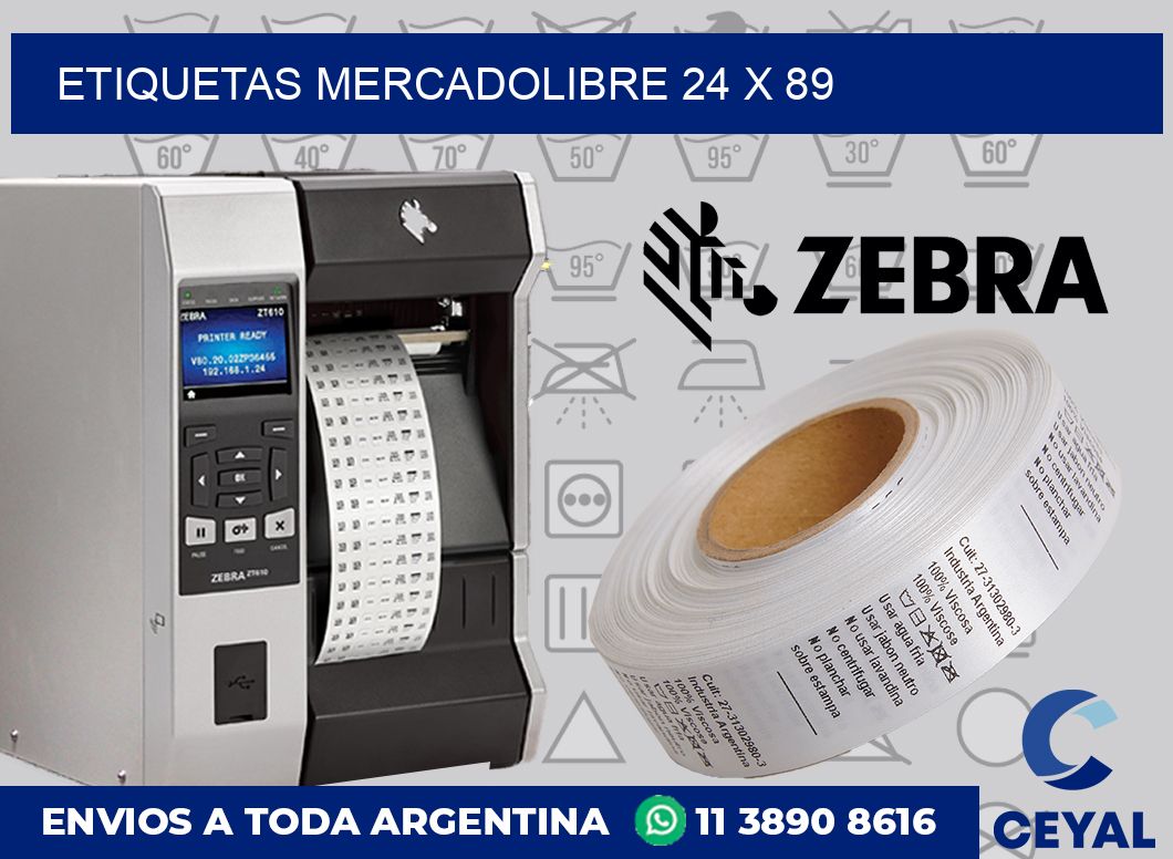 etiquetas mercadolibre 24 x 89