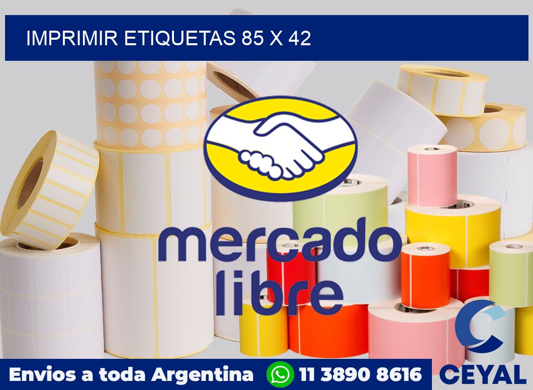 imprimir etiquetas 85 x 42