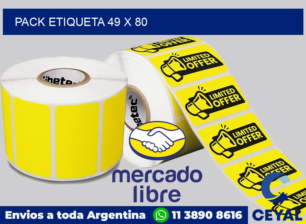 pack etiqueta 49 x 80