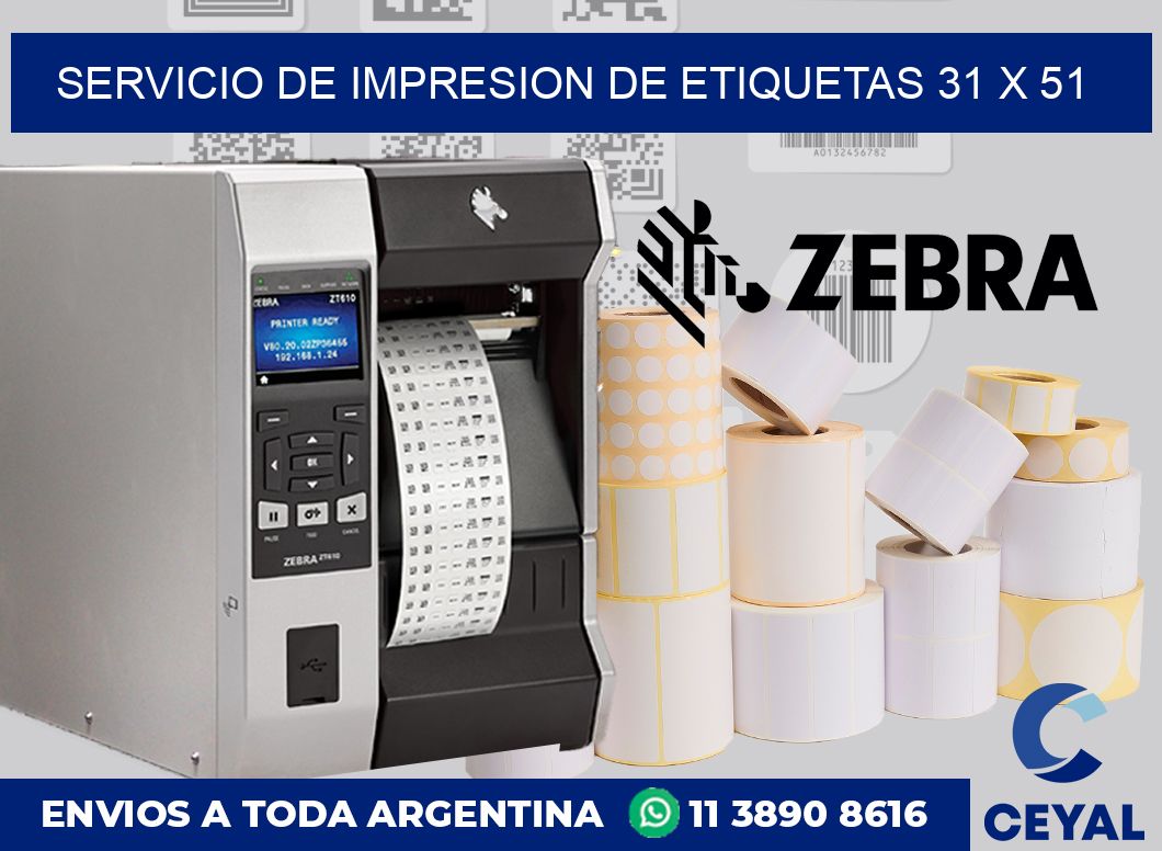 servicio de impresion de etiquetas 31 x 51