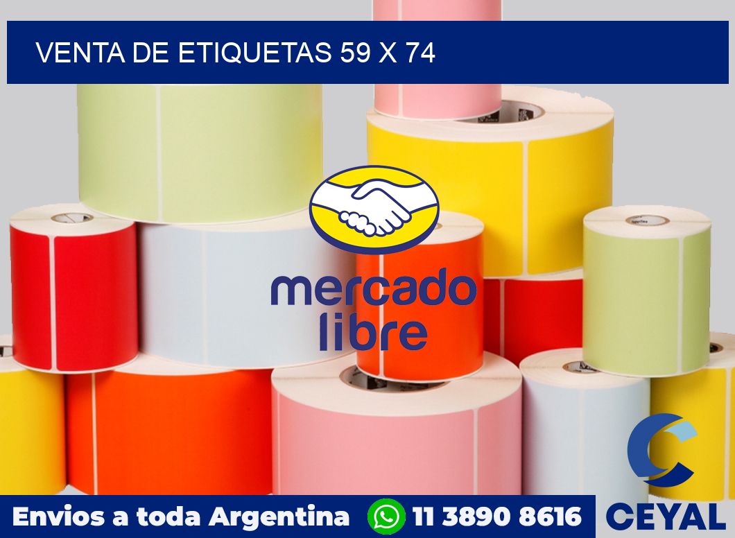 venta de etiquetas 59 x 74