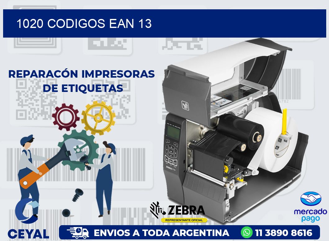 1020 CODIGOS EAN 13