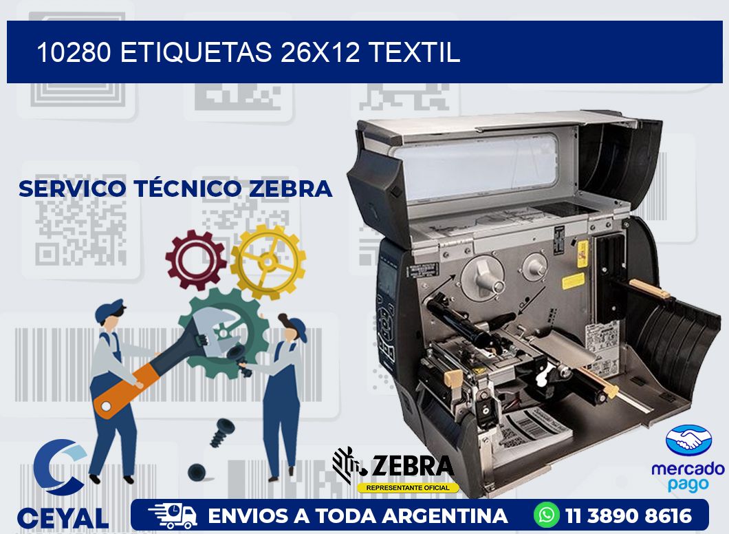 10280 ETIQUETAS 26X12 TEXTIL