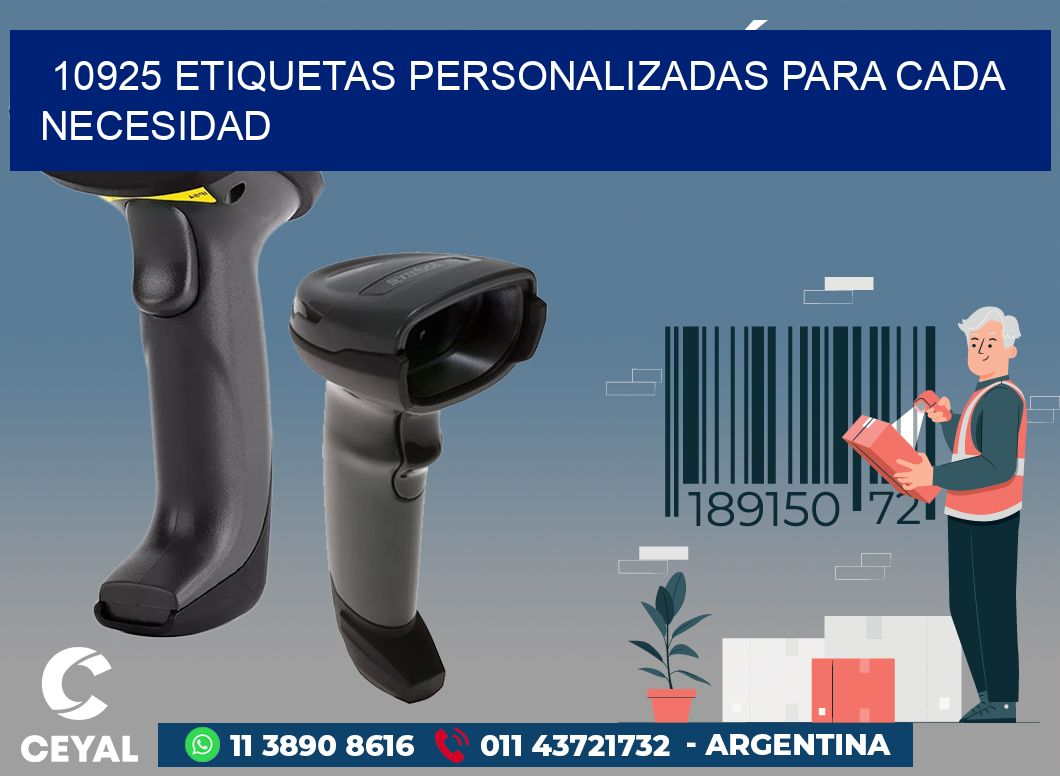 10925 ETIQUETAS PERSONALIZADAS PARA CADA NECESIDAD