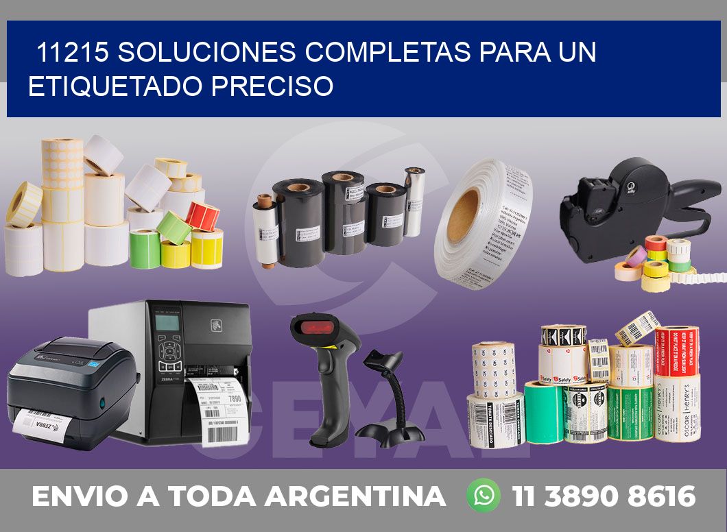 11215 SOLUCIONES COMPLETAS PARA UN ETIQUETADO PRECISO