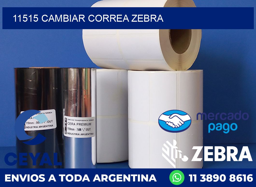 11515 CAMBIAR CORREA ZEBRA