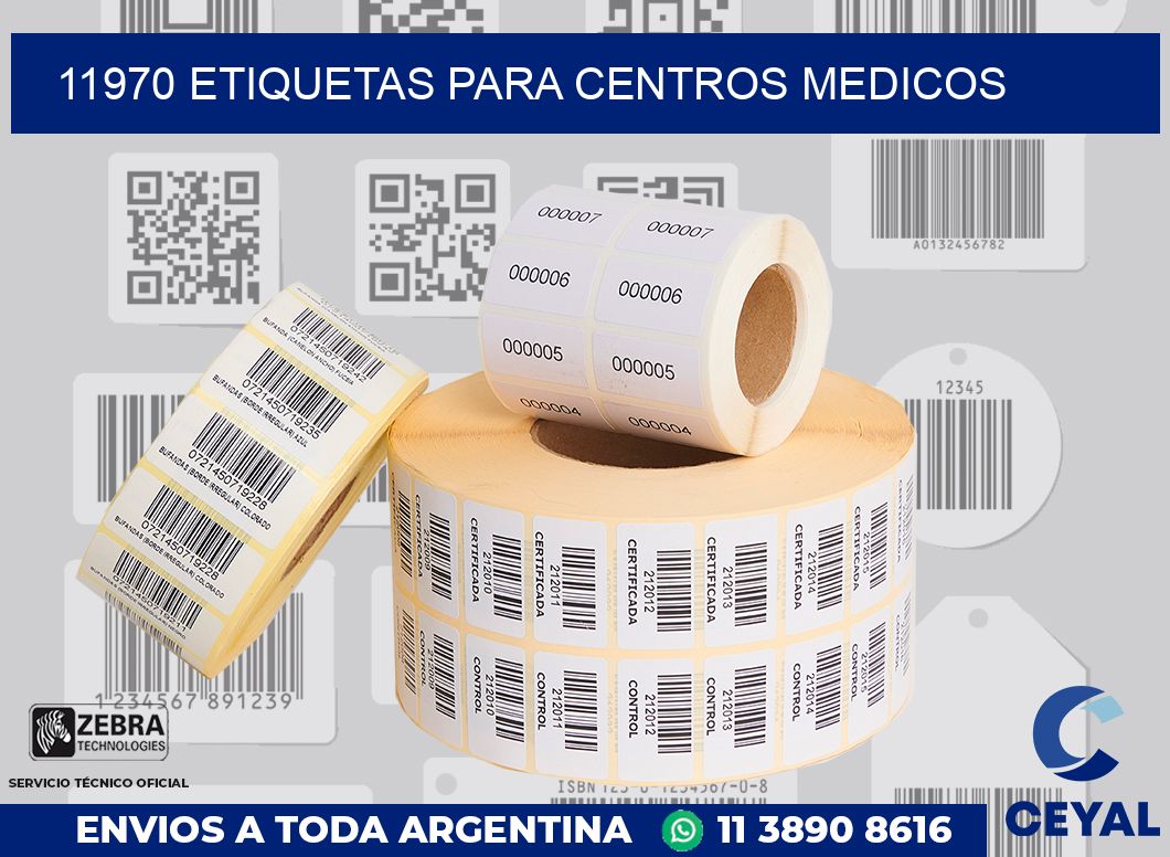 11970 ETIQUETAS PARA CENTROS MEDICOS