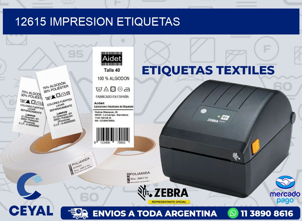 12615 IMPRESION ETIQUETAS