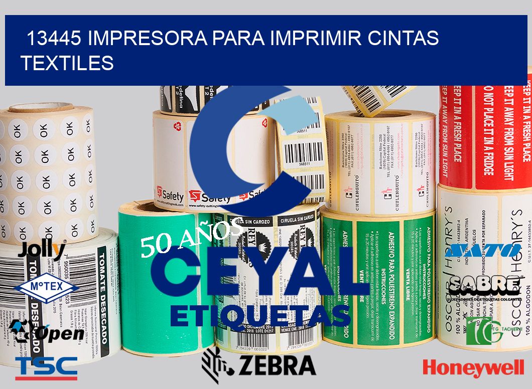 13445 IMPRESORA PARA IMPRIMIR CINTAS TEXTILES