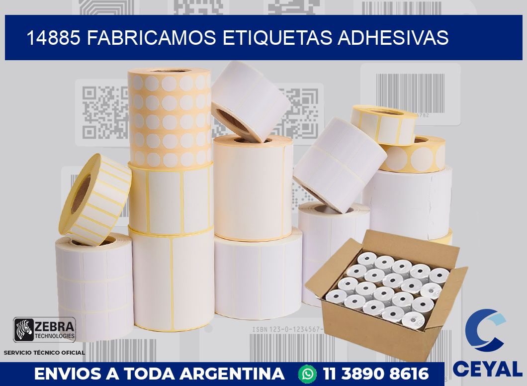 14885 FABRICAMOS ETIQUETAS ADHESIVAS
