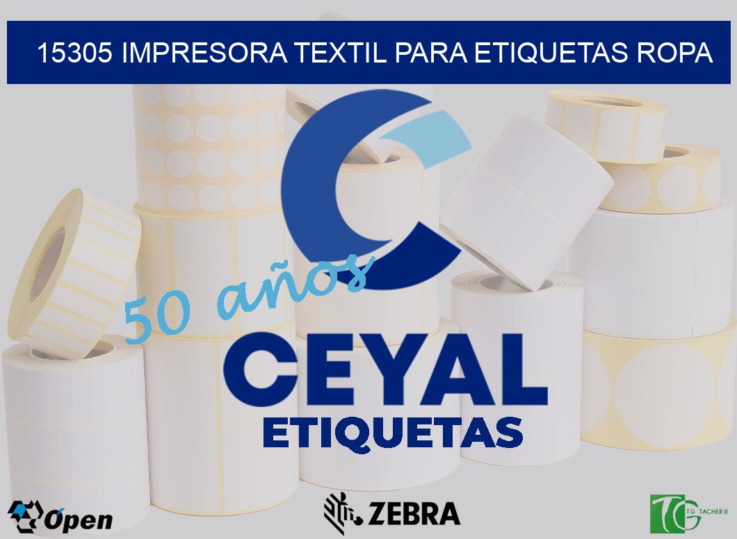 15305 IMPRESORA TEXTIL PARA ETIQUETAS ROPA