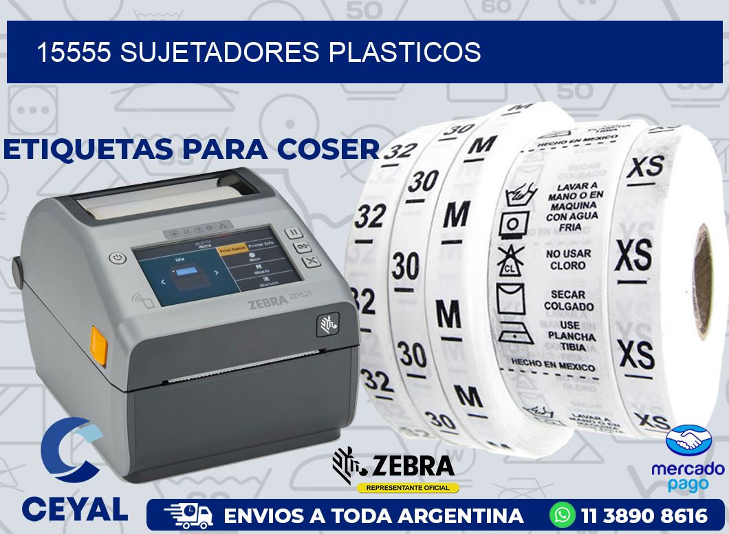 15555 SUJETADORES PLASTICOS