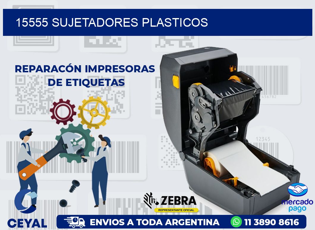 15555 SUJETADORES PLASTICOS