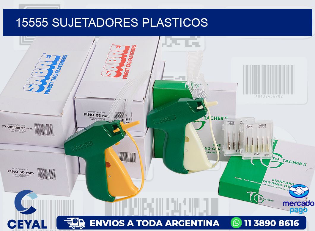 15555 SUJETADORES PLASTICOS