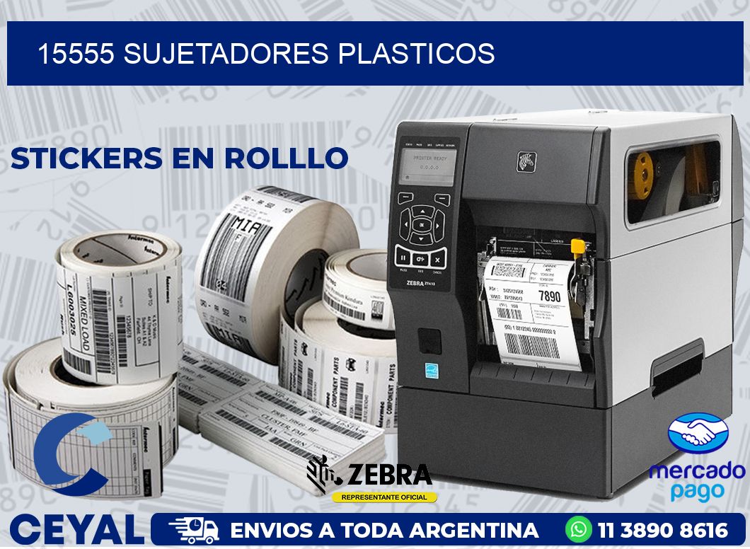 15555 SUJETADORES PLASTICOS