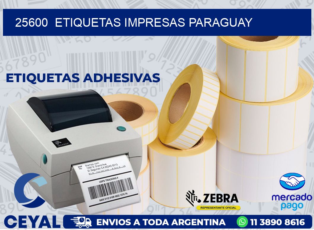 25600  ETIQUETAS IMPRESAS PARAGUAY