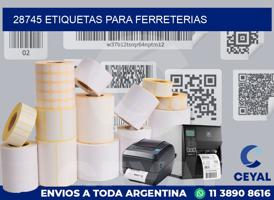 28745 ETIQUETAS PARA FERRETERIAS