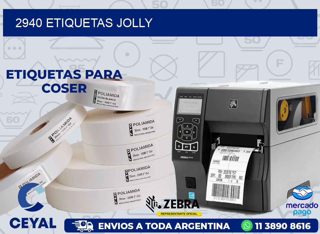 2940 ETIQUETAS JOLLY