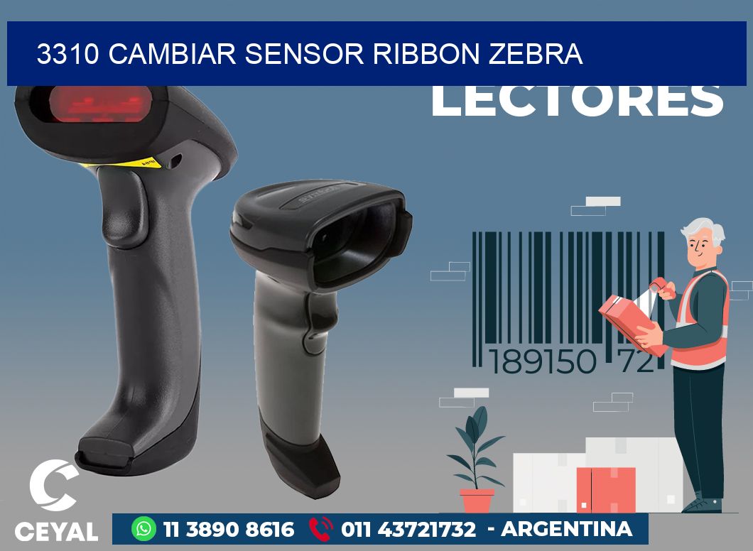 3310 CAMBIAR SENSOR RIBBON ZEBRA